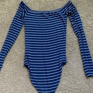 Forever 21 Blue Bodysuit